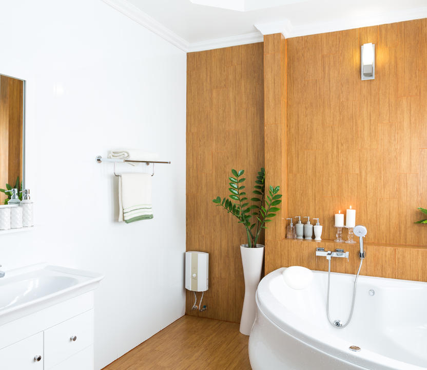 Дизайн ванной комнаты: плитка, 45+ фото 